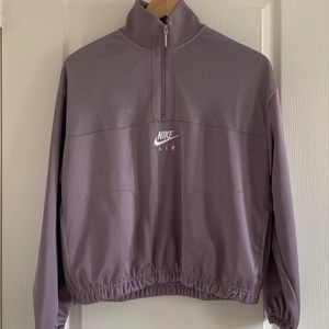Nike Quarter Zip Up [Purple/Breathable/Mesh]